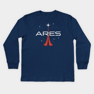 Project ARES Mission Patch Kids Long Sleeve T-Shirt